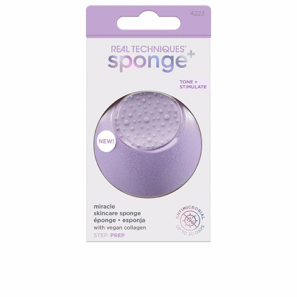 Real Techniques Sponge+ Spugna Cosmetica Pulizia Del Viso Perfetta