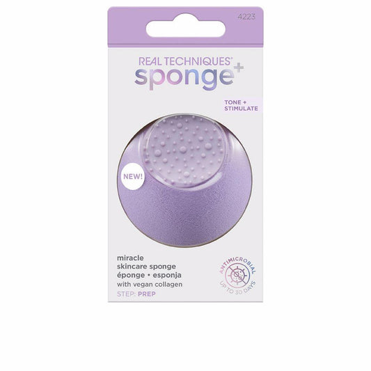 Real Techniques Sponge+ Spugna Cosmetica Pulizia Del Viso Perfetta