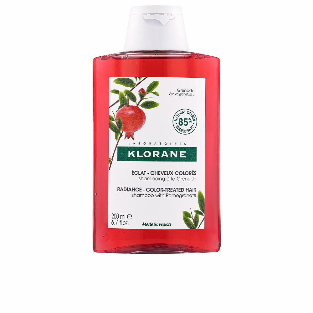 Klorane Grenade Champú Para Cabello Teido Color Vibrante Y Duradero