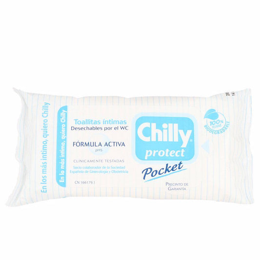 Chilly Extra Protección Salviette Intime Formula pH 5 Biodegradabile