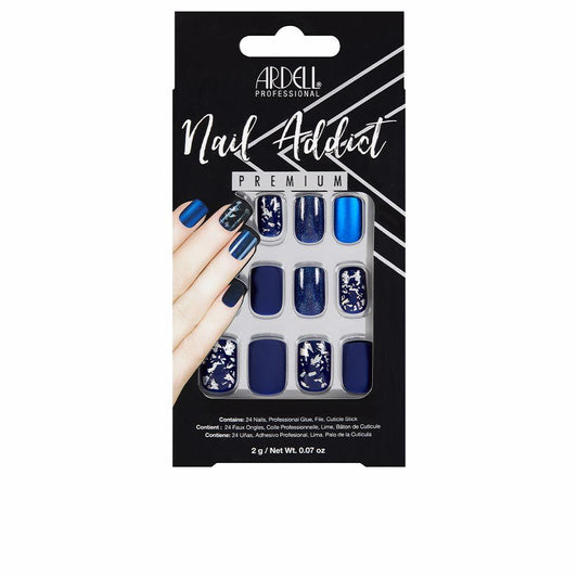 Ardell Nail Addict Unghie Finte Matte Blue Stile Unico