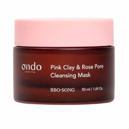 Ondo Beauty 36.5 Pink Clay & Rose Pore Maschera Detergente Pelle Radiosa E Rinnovata