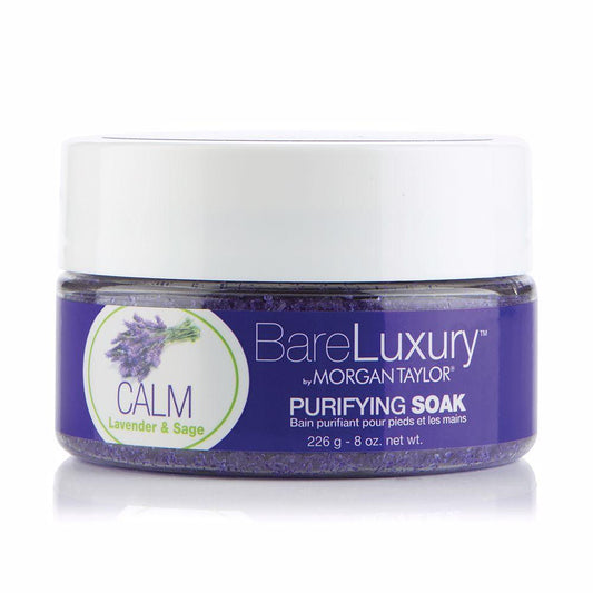 Morgan Taylor Bare Luxury Trattamento Soak Calm Di Lavanda E Salvia Rilassante