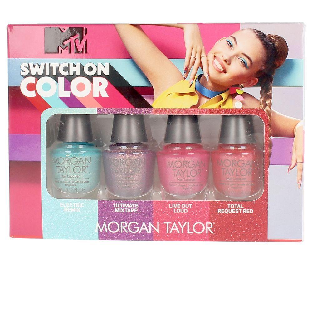 Morgan Taylor Mini Lacas Morgan Taylor Set Di Smalti Switch On Color