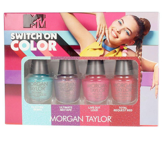 Morgan Taylor Mini Lacas Morgan Taylor Set Di Smalti Switch On Color