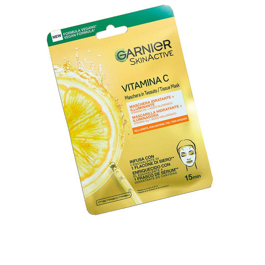 Garnier Skinactive Maschera Viso In Tessuto Con Vitamina C Idratazione Profonda Pelle Radiosa