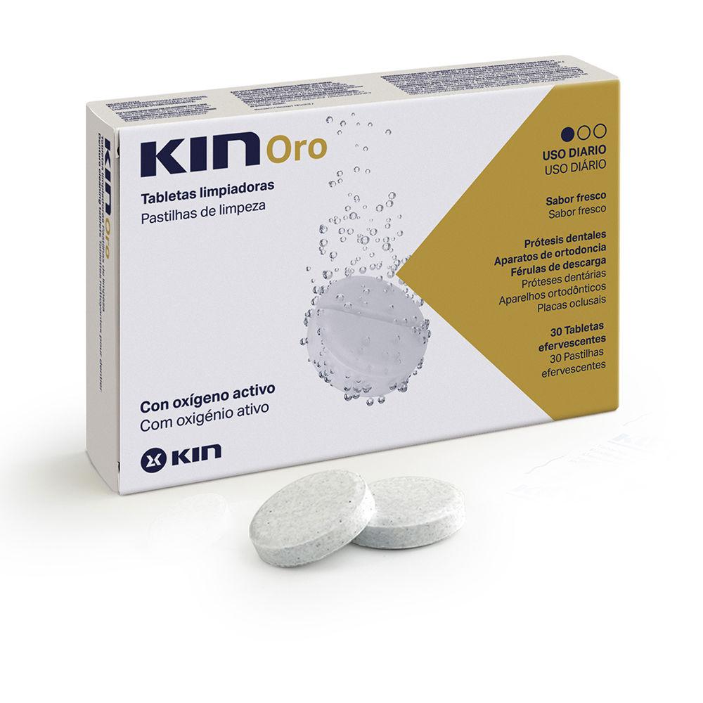 Kin Oro Tabletas Limpiadoras Para Cuidado Dental Para Sonrisa Radiante