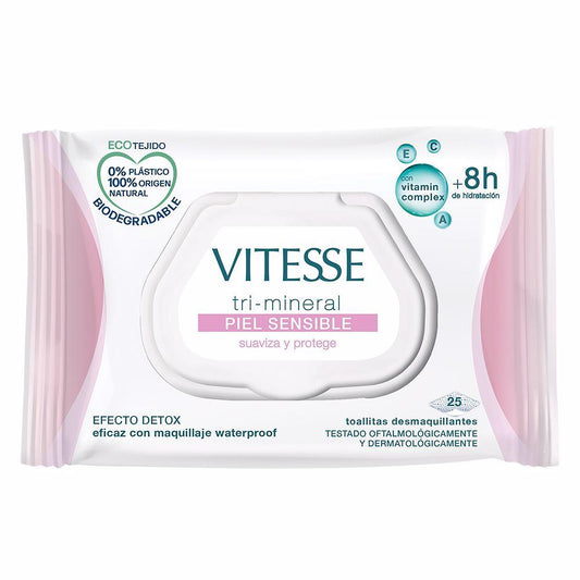 Vitesse Vitesse Cuidado Facial Salviette Struccanti Ingredienti Naturali