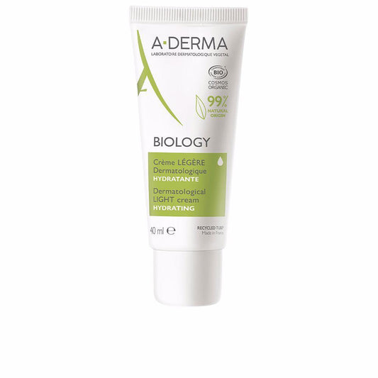 A-Derma Biology Crema Idratante Leggera Idrata 24 Ore Naturalmente