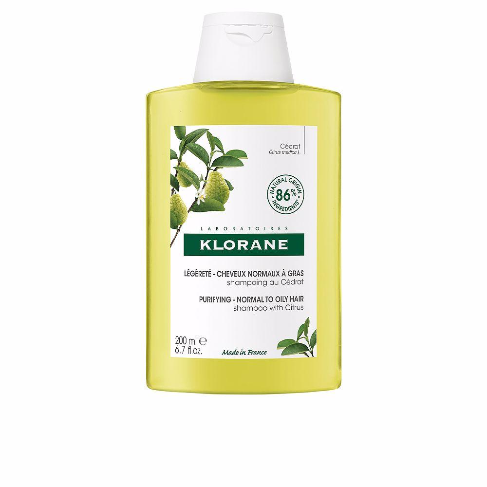 Klorane Klorane Cédrat Champú Ligero Para Cabello Normal Y Graso Cabello Ligero Y Fresco