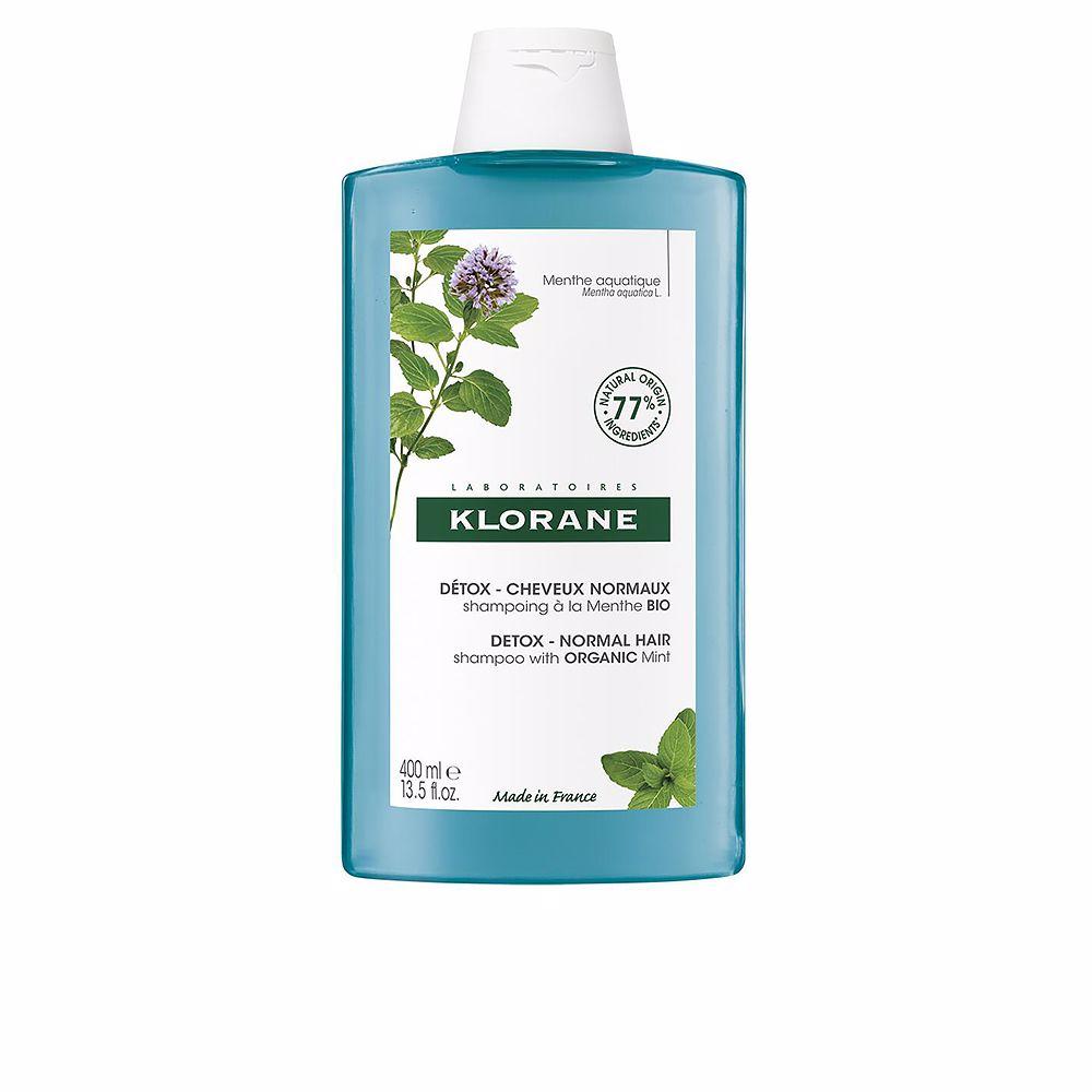 Klorane A La Menta Acuática Shampoing Detox Cheveux Revitalisés Cheveux Frais Et Dynamiques