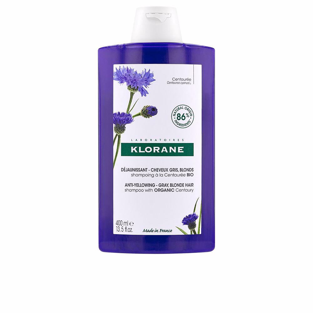 Klorane Centaure Shampoo Antingiallo Per Capelli Grigi E Biondi Effetto Rinfrescante E Naturale