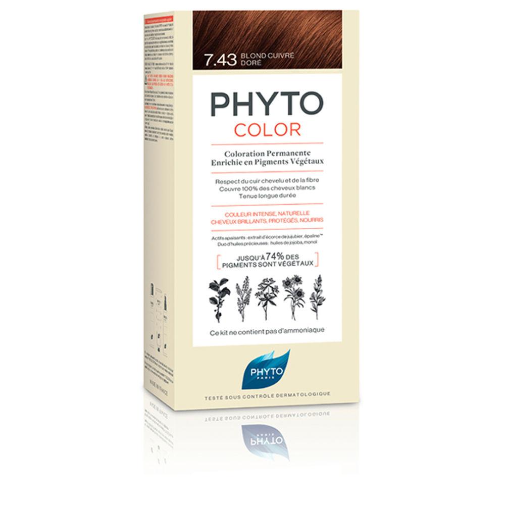Phyto Phytocolor Crema Colorante Para Cabello Brillo Vegetal Radiante