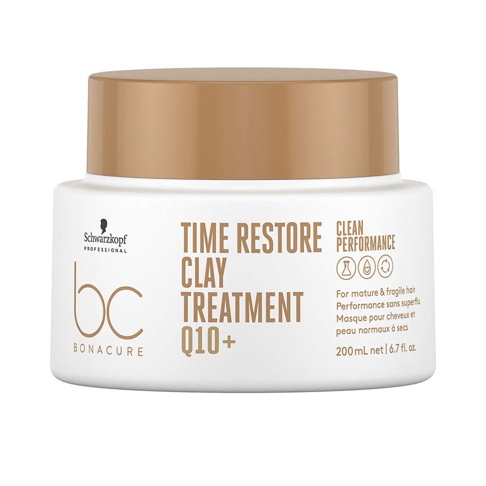 Schwarzkopf Bc Time Restore Q10+ Maschera Trattamento D'Argilla Capelli Setosi E Luminosi