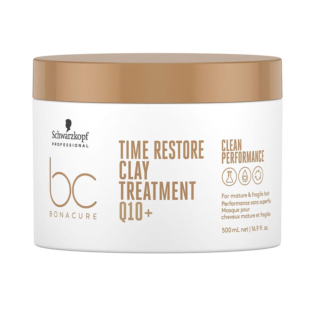 Schwarzkopf Bc Time Restore Q10+ Masque Capillaire Argile Cheveux Doux Et Brillants
