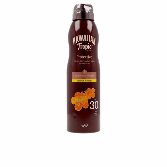 Hawaiian Tropic Coconut &amp; Mango Oil Sun Spray SPF 30 Effective Sun Protection