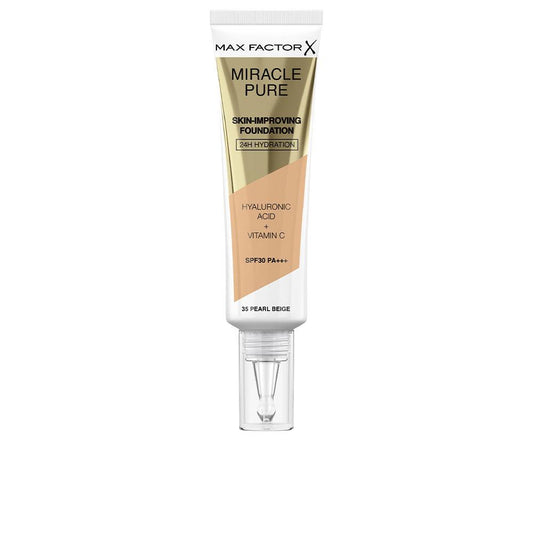Max Factor Miracle Pure Foundation Spf30 35-Pearl Beige