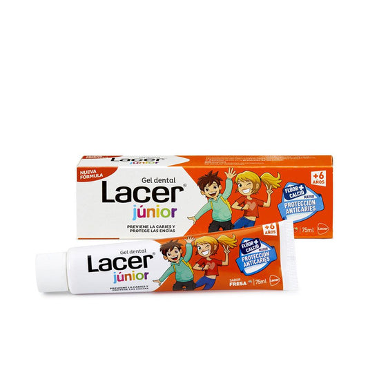 Lacer Lacer Junior Gel Dentale Fresa Per Bambini Fluoro E Calcio Rinforzanti
