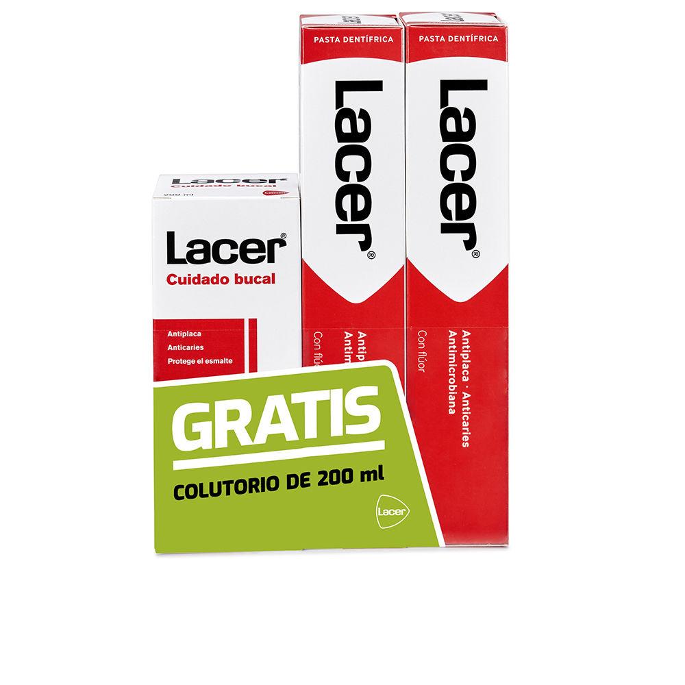 Lacer Lacer Pasta Dentífrica Dentifrice Et Bain De Bouche Pack Soins Bucco Dentaire