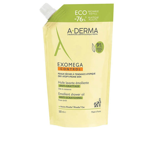 A-Derma Exomega Olio Detergente Eco Refill Per Pelli Secche Sensibili Sollievo Istantaneo