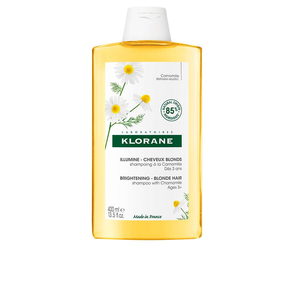 Shampoing illuminateur à la camomille Klorane pour cheveux blonds, éclat doré naturel