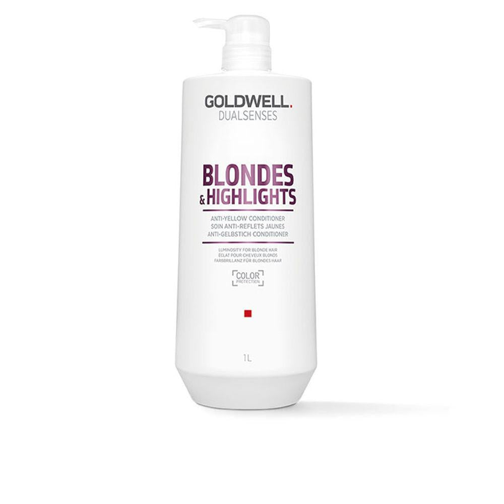 Goldwell Dualsenses Blondes & Highlights Acondicionador Anti Amarillo Suaviza Y Desenreda Al Instante