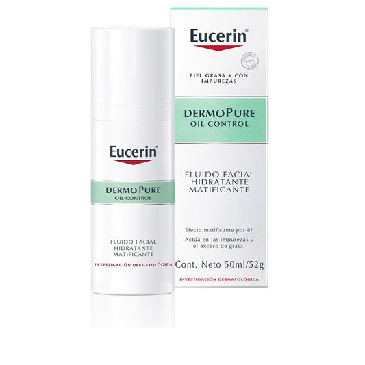 Eucerin Dermopure Fluido Viso Opacizzante Idratante Controllo Imperfezioni Efficace