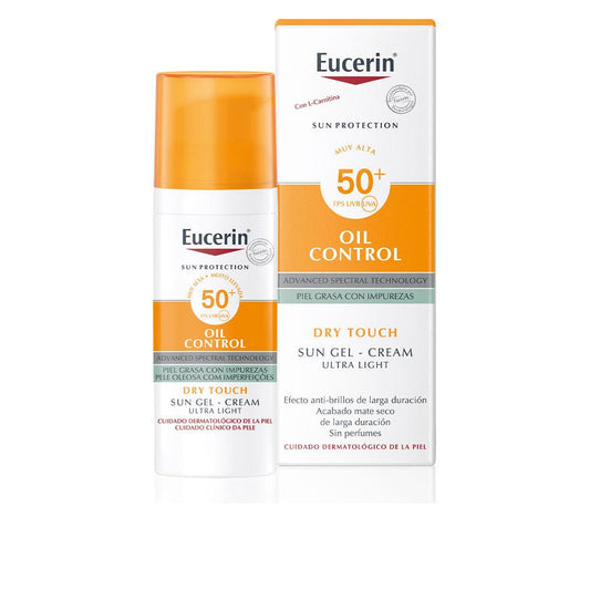 Eucerin Sun Protection Crema Gel Viso Finitura Non Grassa