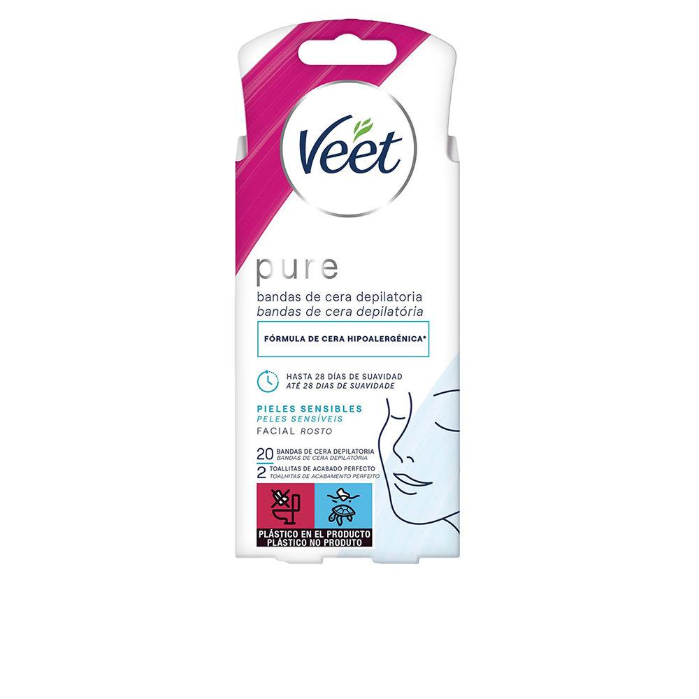 Veet Bandas De Cera Strisce Depilanti Per Pelle Sensibile Depilazione Delicata E Efficace