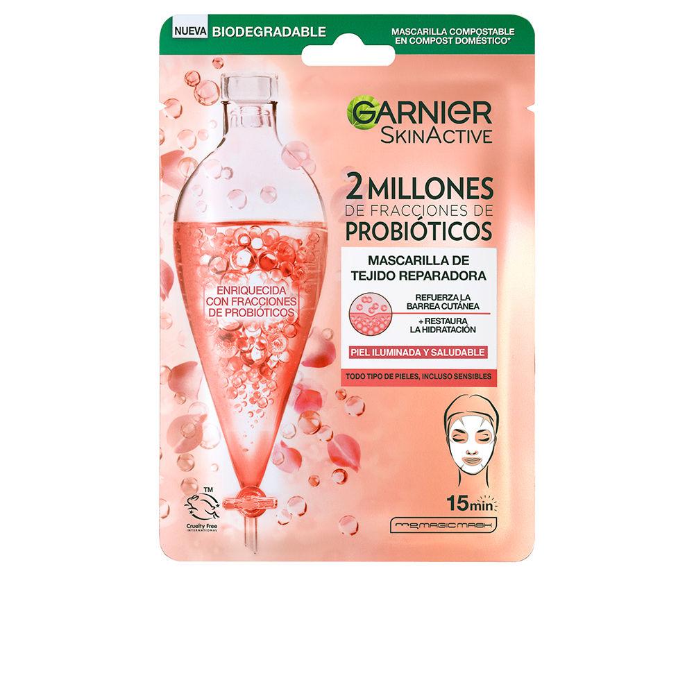 Garnier Skinactive Maschera In Tessuto Ripara E Ringiovanisce Formula Ricca Di Probiotici