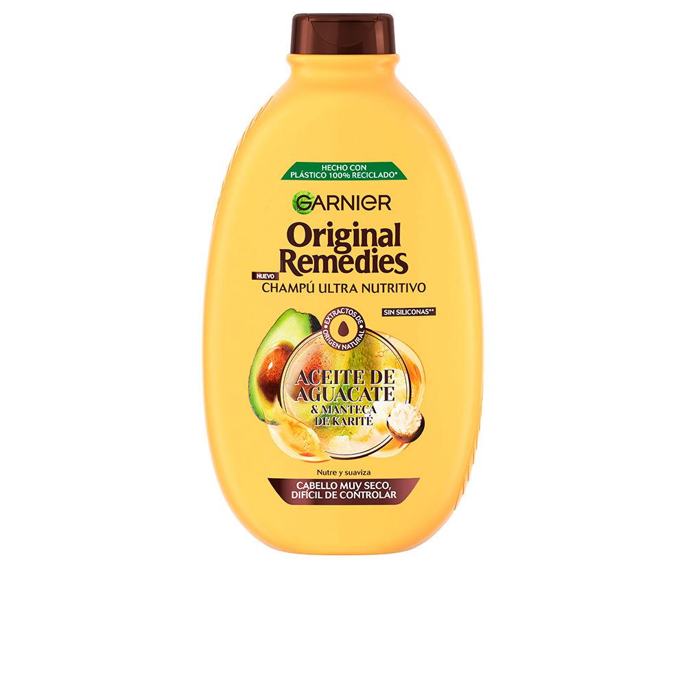 Garnier Original Remedies Shampoo Avocado Shea Formula Antifrizz