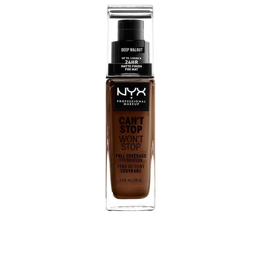 Nyx Professional Make Up Can't Stop Won't Stop Fond De Teint Full Coverage Teint Impeccable Toute La Journée