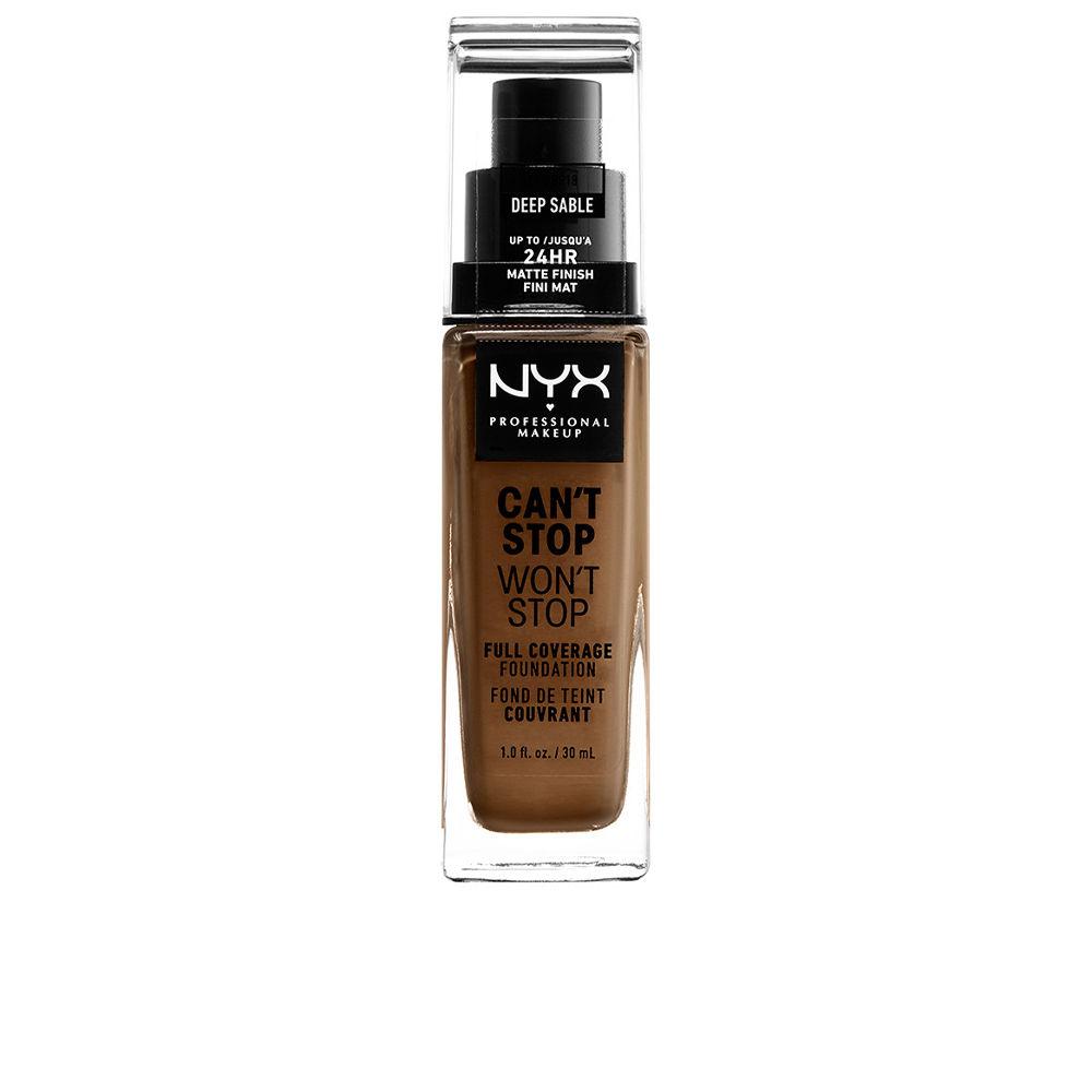 Nyx Professional Make Up Can't Stop Won't Stop Fondotinta Full Coverage Copertura Totale Lunga Durata