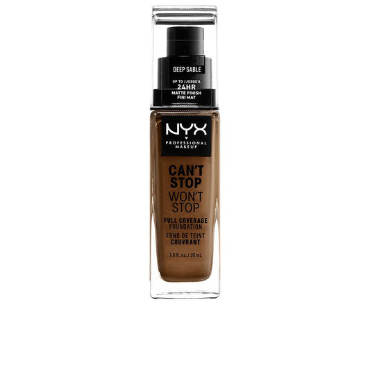 Nyx Professional Make Up Can't Stop Won't Stop Full Coverage Foundation Long Lasting