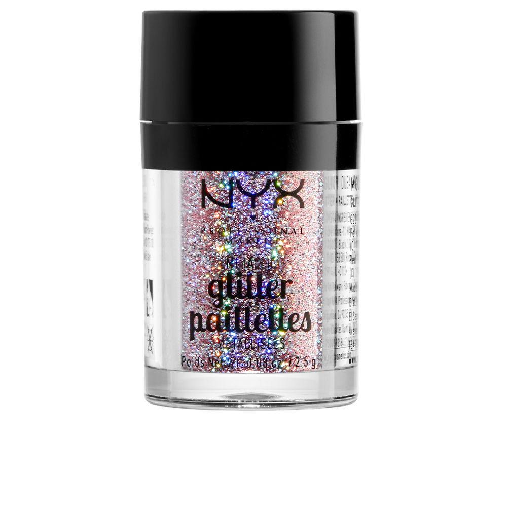 Nyx Professional Make Up Glitter Pailletes Fard  Paupières Glitter Métallique Six Teintes Radiantes