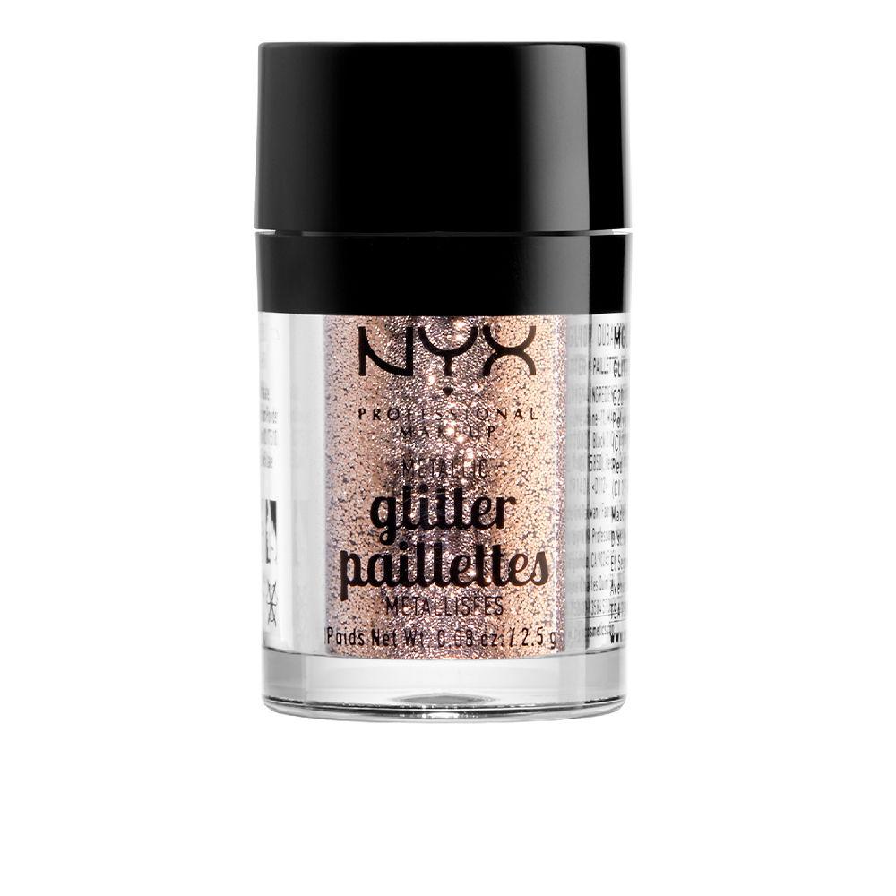 Nyx Professional Make Up Glitter Pailletes Ombretto Glitter Metallico Sei Sfumature Radianti