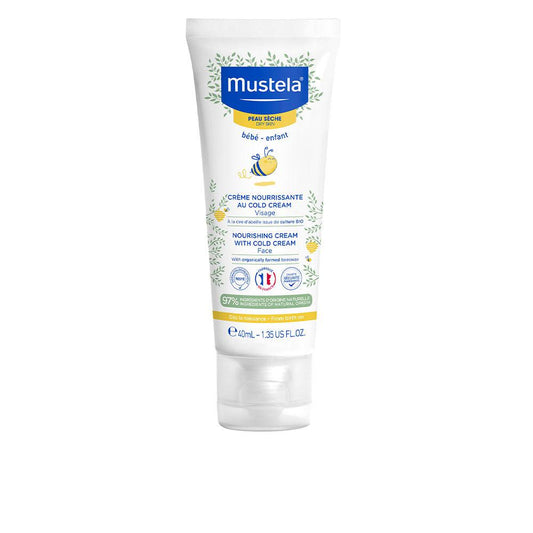 Mustela Bebé-Nio Crema Viso Nutriente Idratazione Naturale Immediata