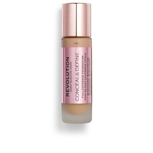 Revolution Make Up Conceal y Define Full Coverage Foundation F10 23ml