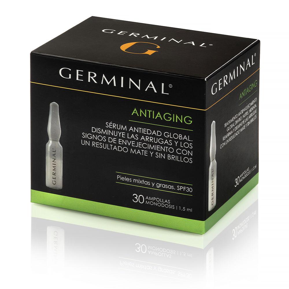 Germinal Acción Profunda Ampoule Cosmetiche Antietà Per Pelli Miste E Grasse Anti Rughe Efficace