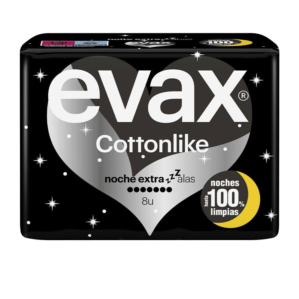 Evax Cottonlike Extra Winged Serviettes Hygiéniques De Nuit