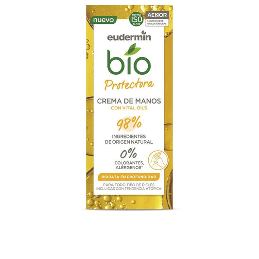 Eudermin Manos Bio Crema Protettiva Per Le Mani Idratazione Naturale Senza Parabeni