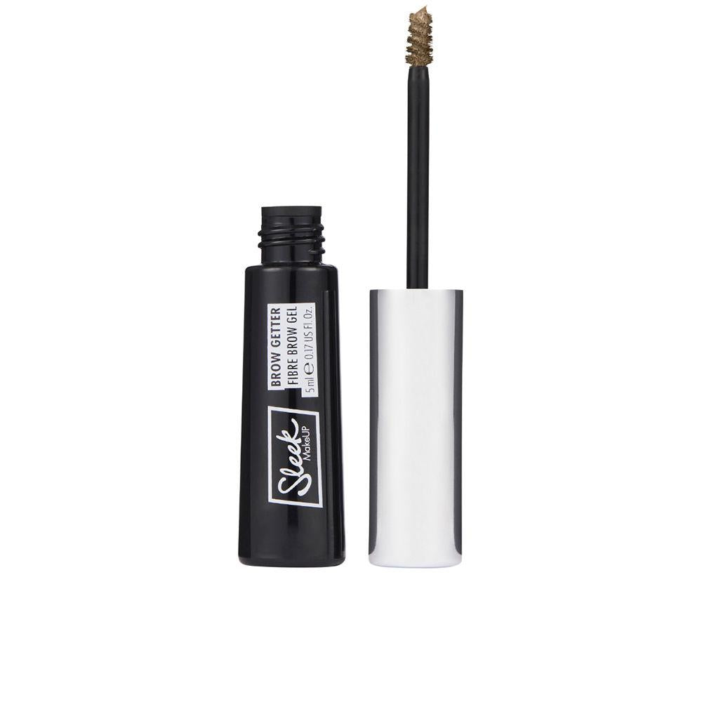 Sleek Brow Getter Gel Per Sopracciglia Fibre Marrone Medio Definisce Sopracciglia Perfette
