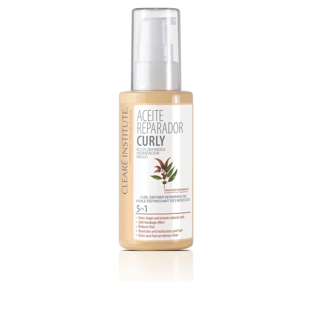 Clearé Institute Curly Olio Trattamento Capelli Nutriente Definizione Ricci Perfetti