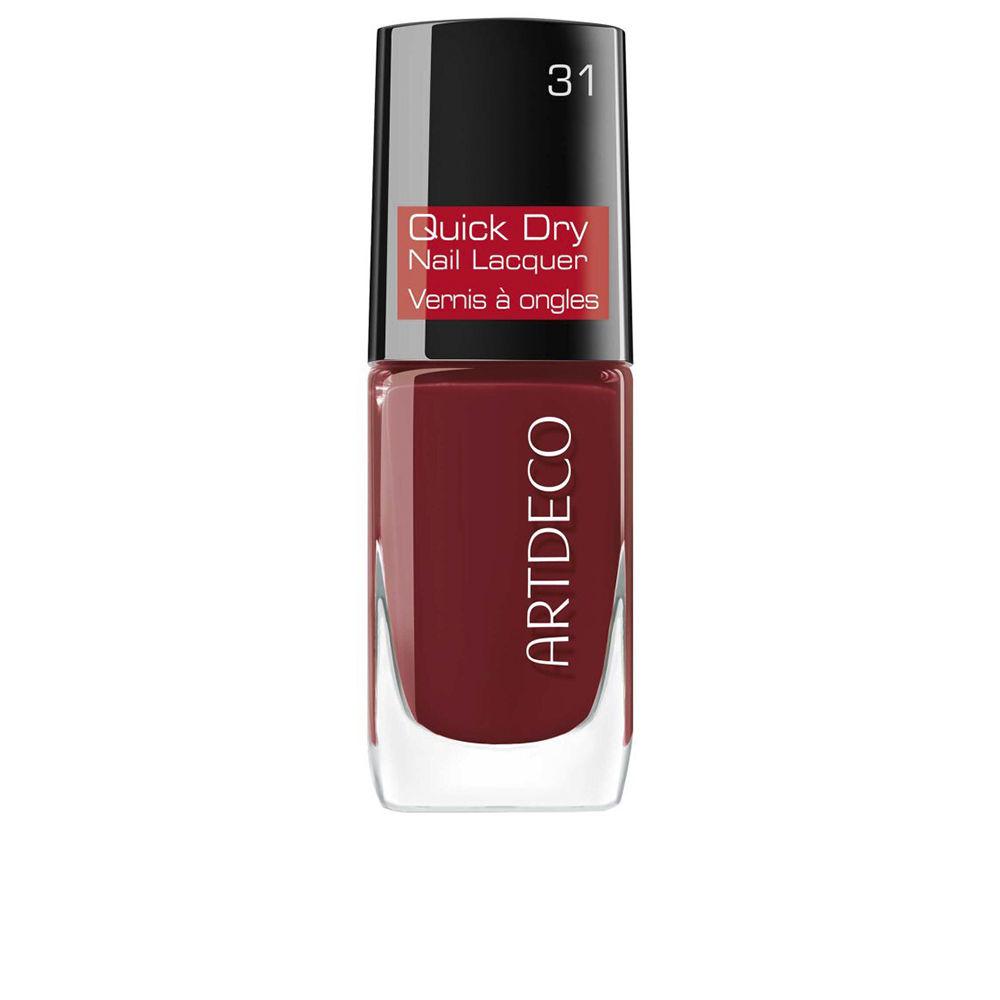 Artdeco Quick Dry Esmalte De Uas Confident Red Color Vibrante De Larga Duración