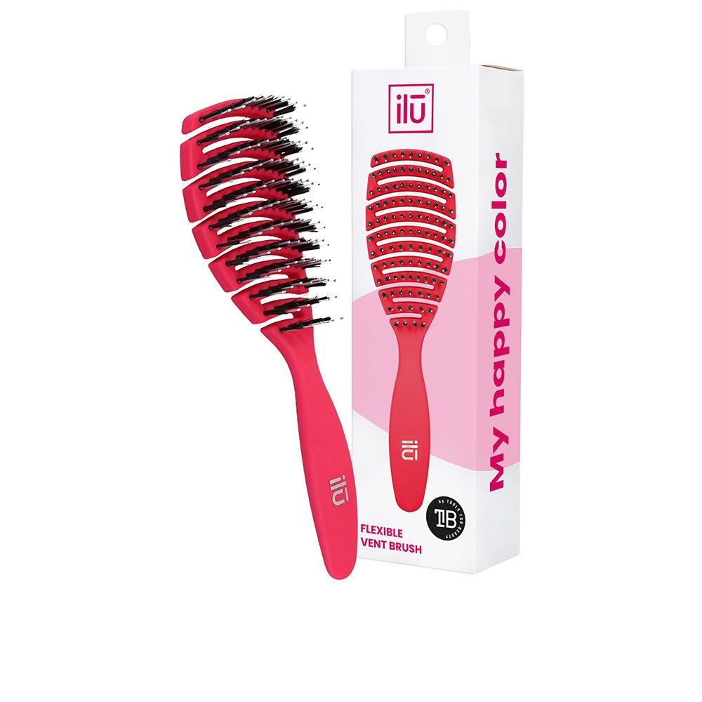 Ilu Flexible Vent Spazzola Per Capelli Massaggio Cuoio Capelluto Ergonomico Vegan