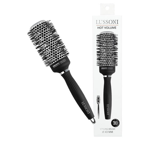 Lussoni Hot Volume Spazzola Tonda Per Capelli Ceramica Anti Crespo Efficace
