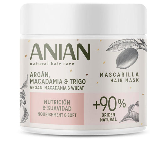 Anian Nutrición & Suavidad Maschera Capelli Argan Per Nutrimento Profondo Idratazione Naturale E Lucentezza