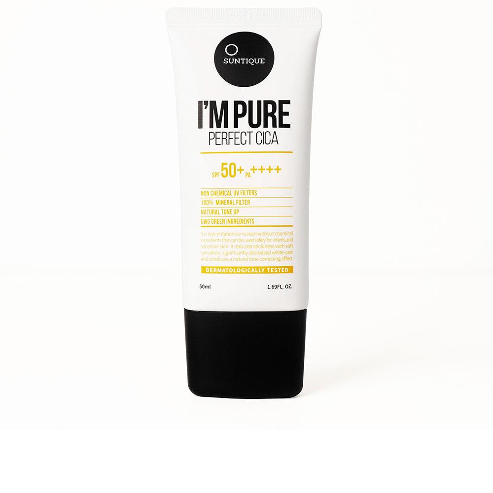 Suntique I'm Pure Crema Solare Cica SPF50+ Protezione Solare Efficace