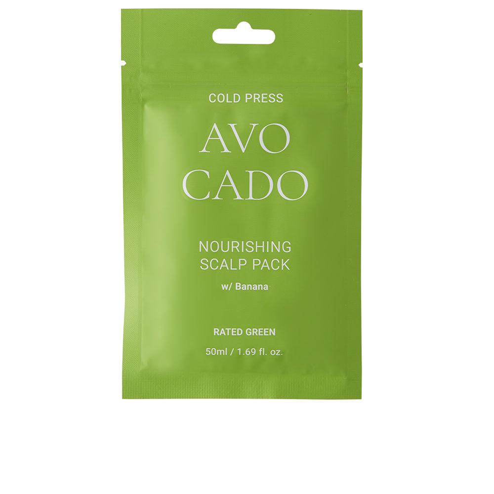 Rated Green Cold Press Avocado Maschera Per Capelli Nutrire Alleviare Rinvigorire Cuoio Capelluto