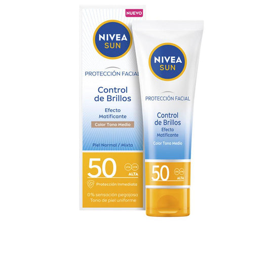 Nivea Nivea Sun Mattifying Face Sun Cream High Protection SPF 50